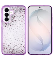 Galaxy S26 Kılıf Airbag Tasarımlı Damla Taşlı Şeffaf Pera Silikon Kılıf