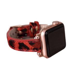 Bouletta Apple Watch Uyumlu Deri Kordon 38-40-41mm Ferro Leopar LEO55