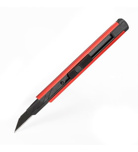 WORKPRO WP212020 9MM Alüminyum Kasa Cep Askılı Maket Bıçağı (KIRMIZI)
