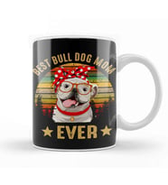 Best Bulldog Mom Ever Kupa Bardak Porselen