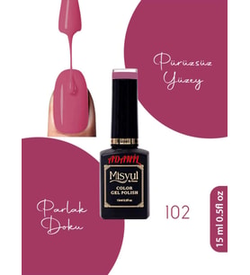 Adanil 15 ml Misyul Profesyonel Kalıcı Oje Mis-102