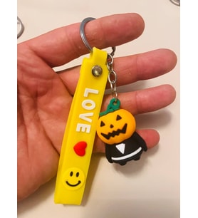 Cadılar Bayramı Halloween 3D Silikon Anahtarlık – Karışık Model Çanta & Araba Süsü