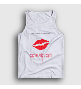 Presmono Unisex Beyaz Nobody Dizi Gossip Girl Atlet 481102tt (Beyaz)