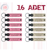 Pembe & S Kahve, 16’li Set, İsim Yazılı Anlamlı Hediyelik, Yüzme Yarışması Katılımcılarına Hediye