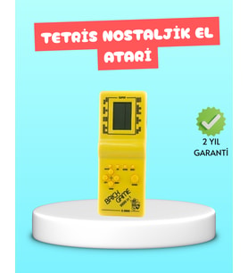 Taşınabilir El Aterisi Gameboy – Klasik Tetris Oyunu, Pil Ile Çalışan Mini El Konsolu