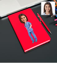 Kişiye Özel Doktor Tasarımlı Karikatür Defter Ve Kalem Seti 87