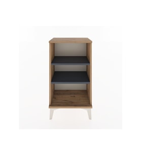 Arges Komodin 2 Raflı 44x30x80 Çam-Antrasit