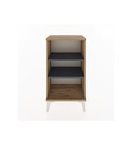 Arges Komodin 2 Raflı 44x30x80 Çam-Antrasit