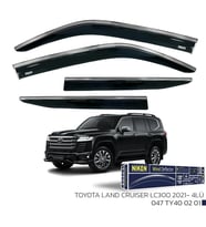 Toyota Land Cruıser LC300 2021 Sonrası - Kromlu Cam Rüzgarlığı 4Lü Parça