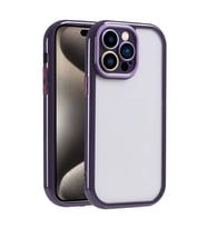 Apple iPhone 15 Pro Max Kılıf Kamera Korumalı Renkli Kenar ve Çerçeve Tasarımlı Zore Vitamin Kapak