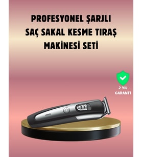 Şarjlı Saç Sakal Kesim Makinesi Detaylı Kesim İçin Hassas Başlıklı
