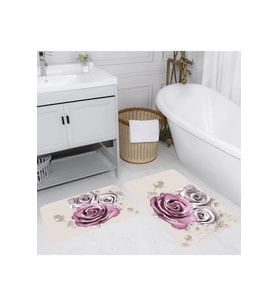 Eliana Home Baskılı 2'li Banyo Paspas Takımı RVG5049