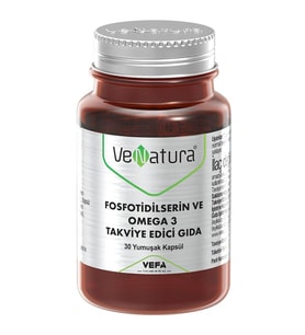 VeNatura Fosfotidilserin ve Omega 3 Takviye Edici Gıda 30 Yumuşak Kapsül