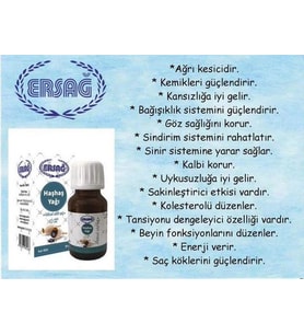ERSAĞ HAŞHAŞ YAĞI 30 ML