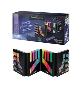 Fosforlu Kalem 16 lı 1 Paket 16 Renk Metalik Neon ve Pastel Renkler İşaret Kalemi Masa Seti Fosforlu Keçeli Kalem (Çok Renkli)