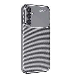 Samsung Galaxy A16 5g Kılıf Auto Focus Karbon Kapak - Gri