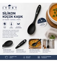 IVORY KÜÇÜK SİLİKON KAŞIK (Karışık Renkli)