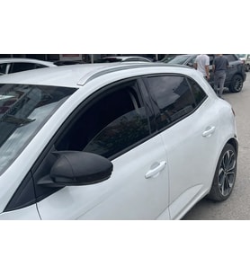 Renault Megane 4 HB 2016-2023 Tavan Çıtası Gümüş Gri