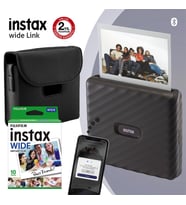 Instax Wide Link Gri Akıllı Yazıcı ve Çantalı Hediye Seti 3