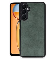 Samsung Galaxy A26 Şık ve İnce Pu Deri Nexa Premium Kapak (Koyu Yeşil)