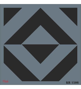 Kr 1506 Fayans Stencil 30X30 Cm