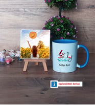 Patoloji Teknikeri Fotoğraflı Dekoratif Taş, Kupa Bardak Beyaz Hediye (Model 4)
