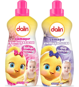 Dalin Çamaşır Yumuşatıcı 1500ML Bahar Ninnisi + 1500ML Düş Bahçesi (Karma 2 Li Set)