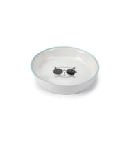 Beeztees Kedi Mama Su Kabı, Seramik, Beyaz, 16cm, 300ml