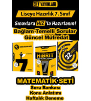7. Sınıf Matematik Seti -Bağlam Temelli Sorular ve Güncel Müftedat 3 Kaynak