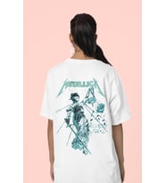 Metallica Rock Metal Sırt Baskılı Unisex Oversize Müzik Grubu Tişört