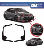 Toyota Markasına Uygun  Corolla Sis Lamba Kapağı Sağ-Sol (Sissiz-Siyah) 2019-2021