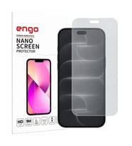 Apple iPhone 18 Pro İle Uyumlu Mat Ekran Koruyucu A3714 Yansıma Ve Parlama Önleyici Mat Yüzey, Parmak İzi Bırakmayan 9H Kırılmaz Esnek Nano Cam