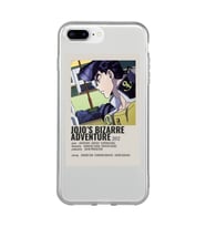 Iphone 7 Plus / 8 Plus Uyumlu Jojo's Bizarre Adventure Desenli Şeffaf Telefon Kılıfı