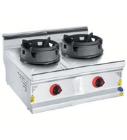 CSA Karacasan 700 Seri Set Üstü Çiftli Doğalgazlı Wok Ocak