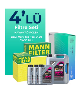 MANN Renault Master 2.3 Dizel Filtre Bakım Seti Liqui Moly Motor Yağlı (2011-2021) 4 Lü