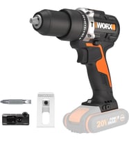 WORX WX352.9 20Volt Kömürsüz Profesyonel Şarjlı Darbeli Matkap (Akü Dahil Değildir)