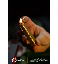Caka Lighter Petra 6 Collection Gold Benzinli Çakmak - CKL-051