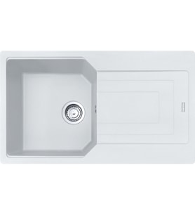 FRANKE Urban UBG 611-86 Bianco Tezgah Üstü Granit Eviye (Beyaz)