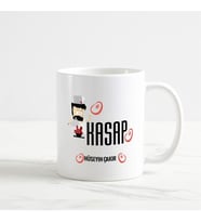 Kasap Kupa Bardak (1. Tasarım) (Beyaz)
