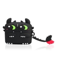 Microsonic Xiaomi Redmi Buds 6 Active Kılıf Cartoon Figürlü Silikon Crtn-Fgr-Tthlss (Koyu Vizon)