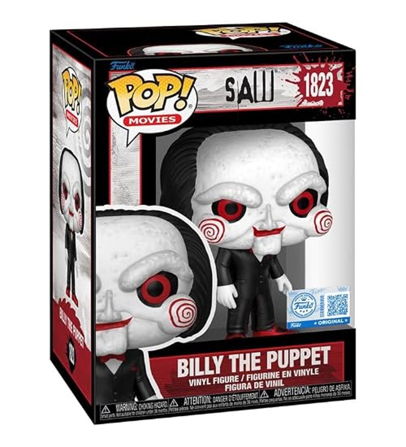 SAW ビリー ソウ FUNKO POP フィギュア Pop Saw Billy The Puppet Funko Original 1823 (Plastik Korumalı)