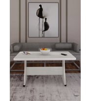 Eliusta Tekerlekli Masa %100 Mdf Sehpa Ofis sehpası Orta Sehpa Salon Masa Yemek Masası