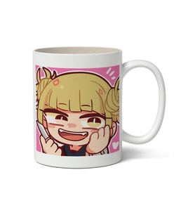 My Hero Academia Toga Avatar Anime Temalı Beyaz Kupa Premium Bardak Porselen
