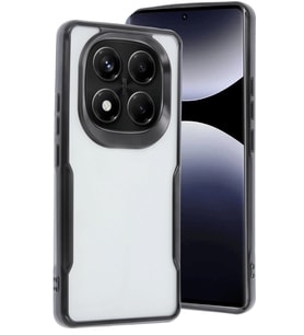 Pilelistore   Xiaomi Redmi Note 14 Pro 5G Kılıf Boyi Silikon Kapak - Siyah