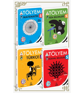 Arı Yayıncılık ARI YAYINLARI 5. SINIF MATEMATİK + FEN BİLİMLERİ + TÜRKÇE VE SOSYAL BİLGİLER ATÖLYEM SETİ (Çok Renkli)
