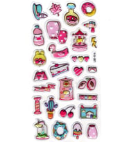Sticker Kabartmalı Stiker Defter Planlayıcı Etiket (Lde016)-19x9cm - Lunapark Şapka