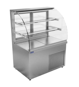 Öztiryakiler Bombe Camlı Sıcak Teşhir Dolabı, 290 Lt, 120x70x135 Cm