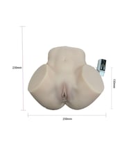 Censan 23CM Titreşimli Süper Realistik Kalça Mastürbatör
