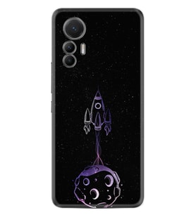 Xiaomi 12 Lite Kılıf Silikon Desen Özel Seri Master Space 1630