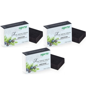 Agarta El Yapımı Doğal Sabun 150GR Ardıç Katranı (3 Lü Set)